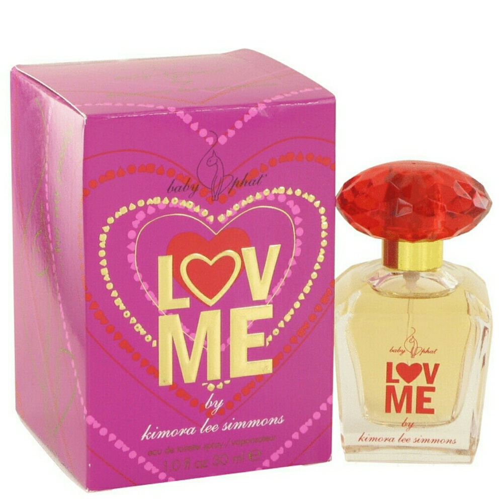 Baby Phat Love Me Perfume with Red and Gold Accents